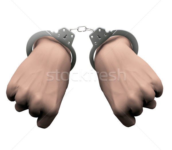 Handcuffed Stock photo © kjpargeter