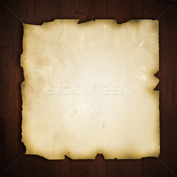 Papel velho madeira grunge papel textura fundo Foto stock © kjpargeter