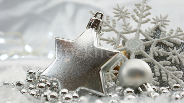 Christmas decoratief winter viering vieren Stockfoto © kjpargeter