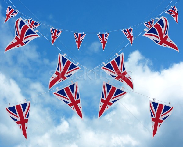 Union Jack Bunting and Banners Stock photo © kjpargeter