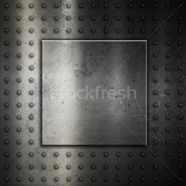 Studded metal background Stock photo © kjpargeter