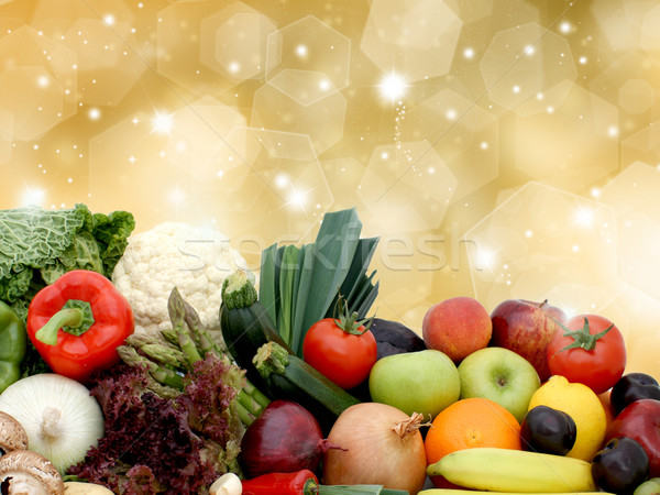 Fruit and vegetables Stock photo © kjpargeter