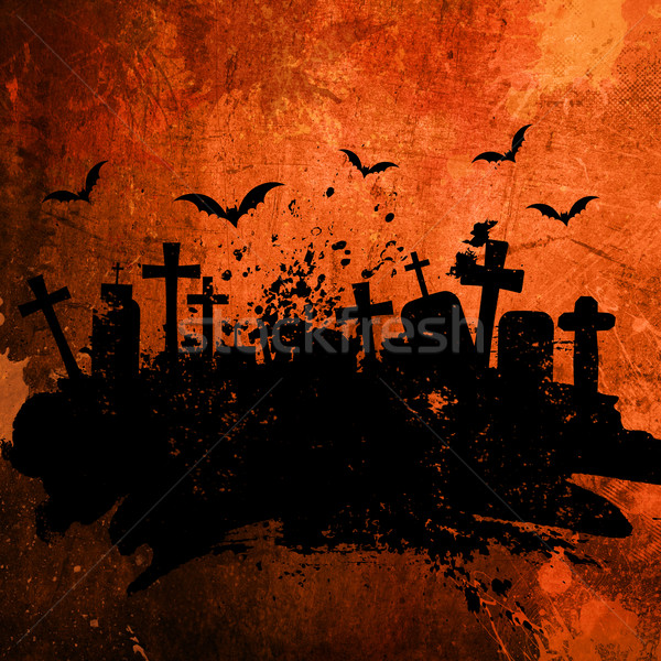 Stock photo: Grunge Halloween background