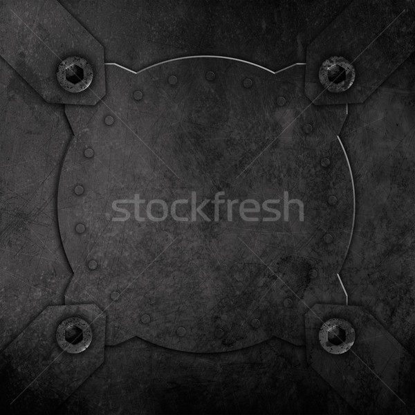 Stock foto: Abstrakten · Metall · Grunge · Wirkung · Textur · Hintergrund