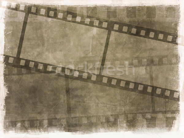 Grunge Filmstreifen schmutzigen Bild Film Streifen Stock foto © kjpargeter