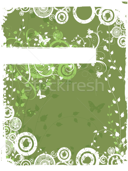 Kaotikus virágmintás grunge absztrakt terv stílus Stock fotó © kjpargeter