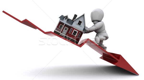 Declining Property Prices Stock photo © kjpargeter