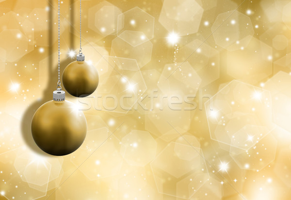  Glittery gold background Stock photo © kjpargeter