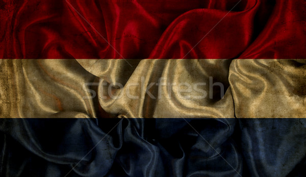Grunge Netherlands flag background Stock photo © kjpargeter