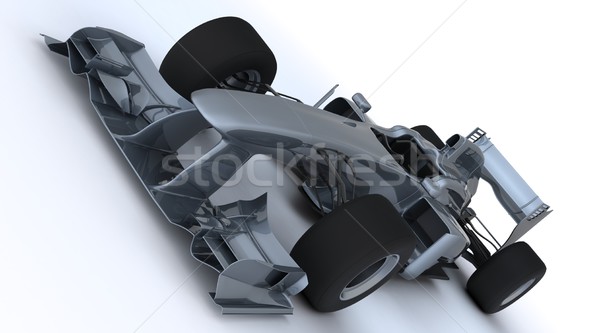 öffnen racing Auto 3d render Stock foto © kjpargeter