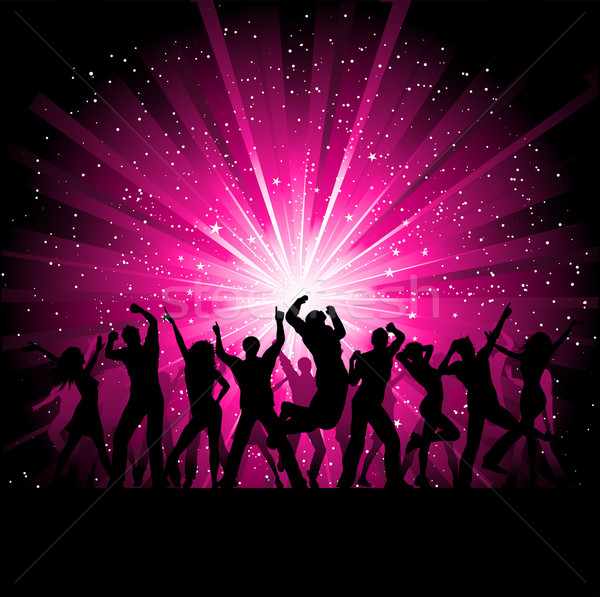 Party people background Stock photo © kjpargeter