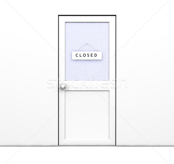 Closed door Stock photo © kjpargeter