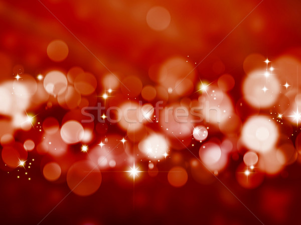 Floue lumières Noël fond star flou [[stock_photo]] © kjpargeter