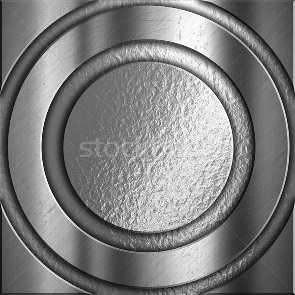 Argento metal abstract fotogrammi concrete Foto d'archivio © kjpargeter