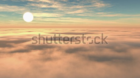 Above the clouds Stock photo © kjpargeter