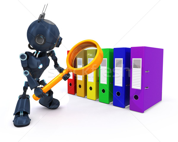 Stock photo: Android searching files