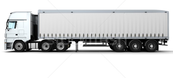 Fret livraison véhicule rendu 3d camion Voyage [[stock_photo]] © kjpargeter