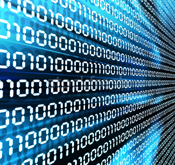 Bináris kód absztrakt technológia háttér számítógépek kommunikáció Stock fotó © kjpargeter