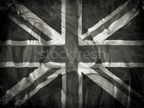 Grunge Union Jack flag background Stock photo © kjpargeter