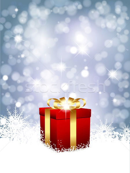 Christmas gift background Stock photo © kjpargeter