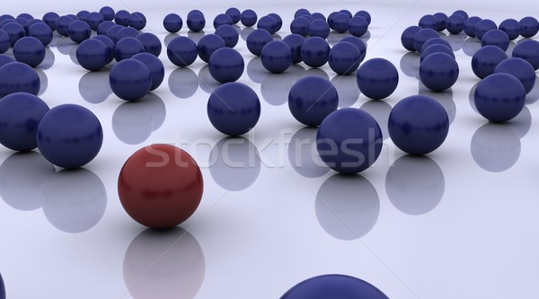 stand out ball concept Stock photo © kjpargeter