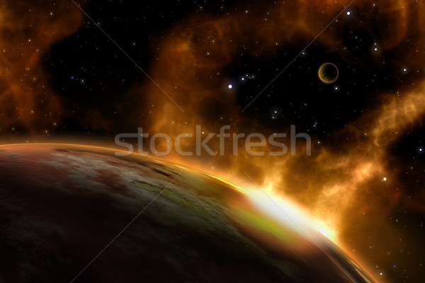 3D space background Stock photo © kjpargeter