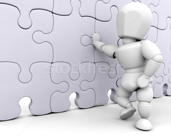 Completed puzzle Stock photo © kjpargeter