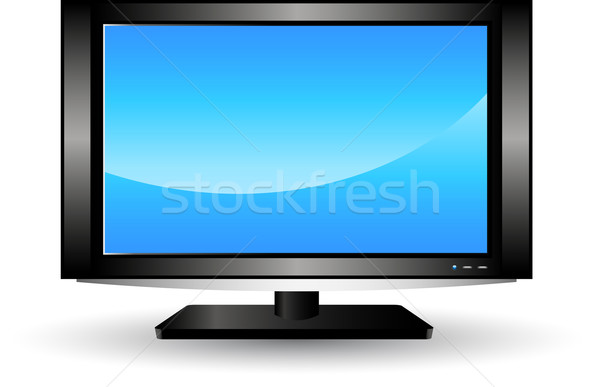 Lcd Fernsehen Computer Technologie Stock foto © kjpargeter