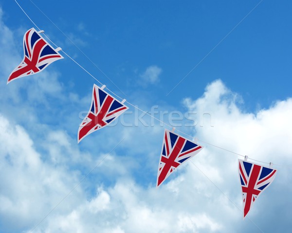 Union Jack Bunting and Banners Stock photo © kjpargeter