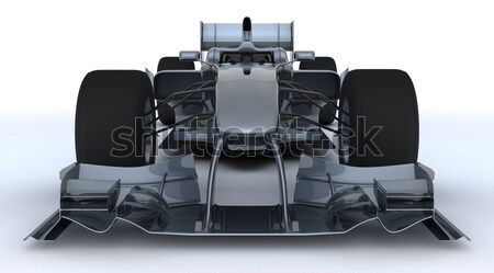 F1 wyścigi samochodu 3d prędkości wyścigu Zdjęcia stock © kjpargeter