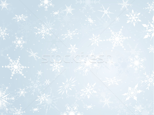 Copo de nieve fondo caer resumen color Foto stock © kjpargeter
