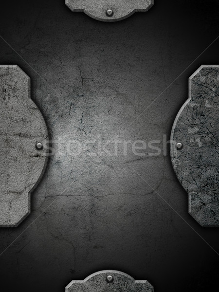 гранж текстур Гранж кадр фон металл Сток-фото © kjpargeter