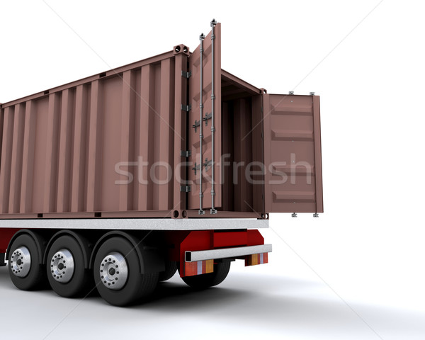 Stock photo: Freight container