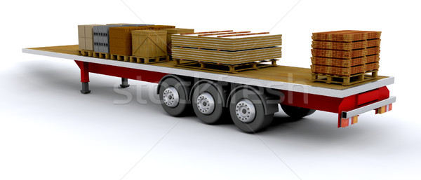 Heavy goods vehicle Stock photo © kjpargeter