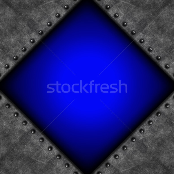 Grunge parlak mavi renk beton doku Stok fotoğraf © kjpargeter
