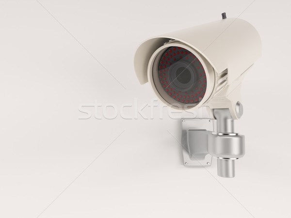 Cctv cámara de seguridad 3d tecnología seguridad mirar Foto stock © kjpargeter