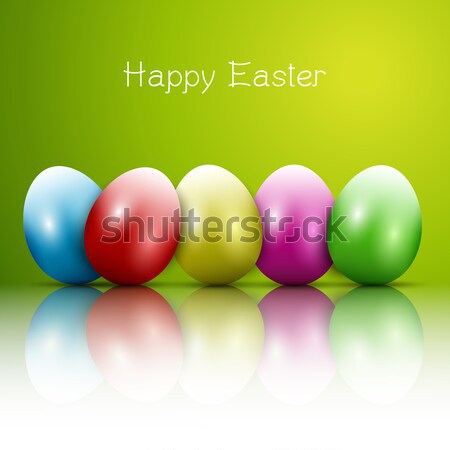 Easter egg background Stock photo © kjpargeter