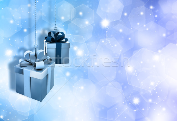 Christmas gifts Stock photo © kjpargeter