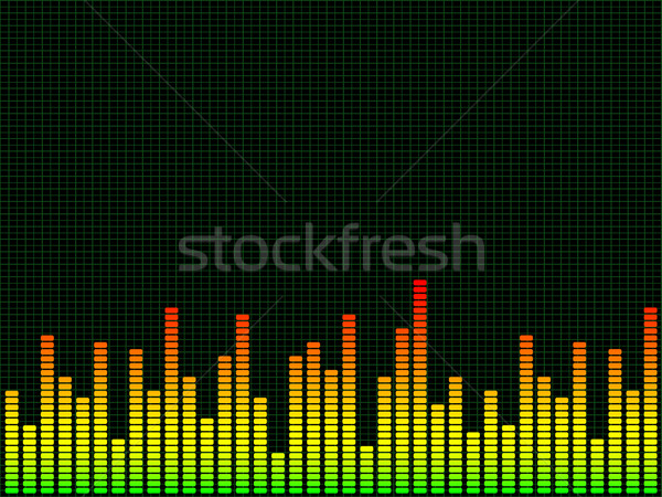 Graphic equaliser Stock photo © kjpargeter