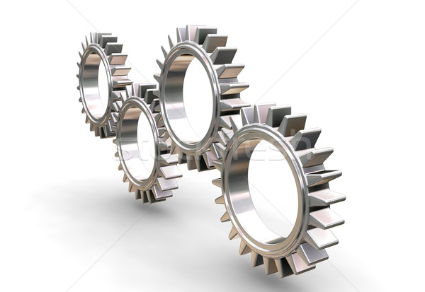 Stock photo: Gears concept