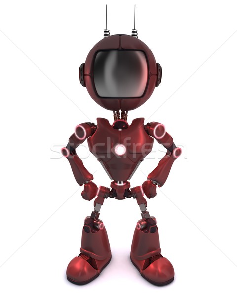 Stok fotoğraf: Android · ayakta · bekçi · teknoloji · robot