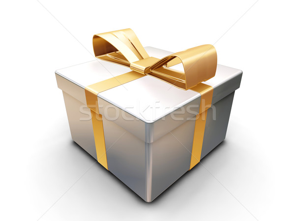 Wrapped gift Stock photo © kjpargeter