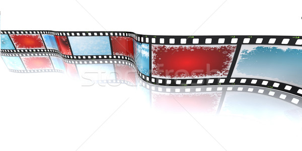 Christmas filmstrip Stock photo © kjpargeter