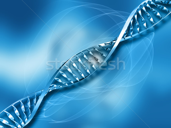 Streszczenie DNA tle muzyka badań 3D Zdjęcia stock © kjpargeter