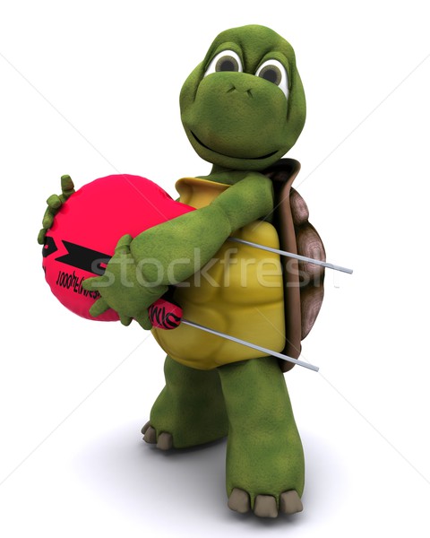 tortoise with a capacitor Stock photo © kjpargeter