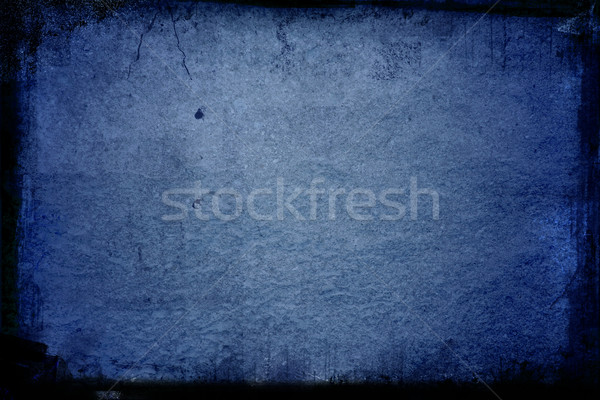 Mavi grunge texture eski arka plan Stok fotoğraf © kjpargeter