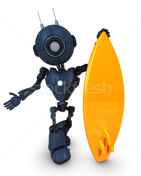Android Surfer Stock photo © kjpargeter