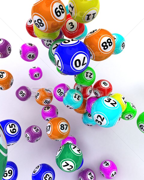 Ingesteld bingo 3d render Stockfoto © kjpargeter