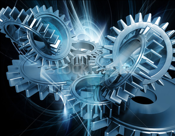 Abstract gears Stock photo © kjpargeter