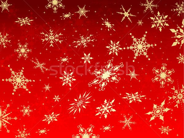 Foto stock: Navidad · caer · resumen · nieve · fondo